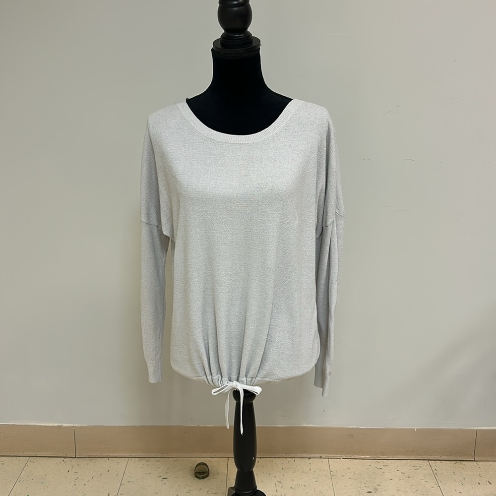 Barefoot Dreams Cozychic Ultra Lite Tie Front Sweater, XS